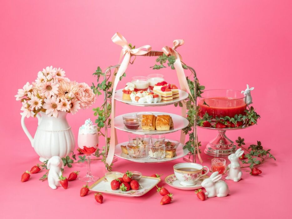 ホテル ラ・スイート神戸恒例ストロベリーアフタヌーンティー「LA SUITE Strawberry Afternoon Tea」1日からスタート