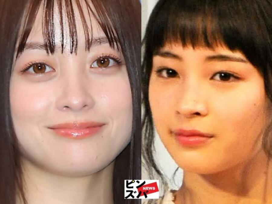 橋本環奈、広瀬すず（C）ピンズバNEWS