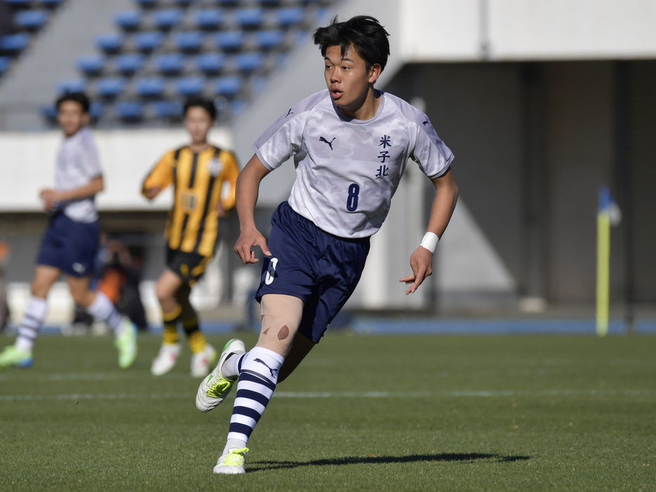 MF柴野惺(3年)が約5か月ぶりのピッチに立った(HIGH SCHOOL SOCCER YEARBOOK)