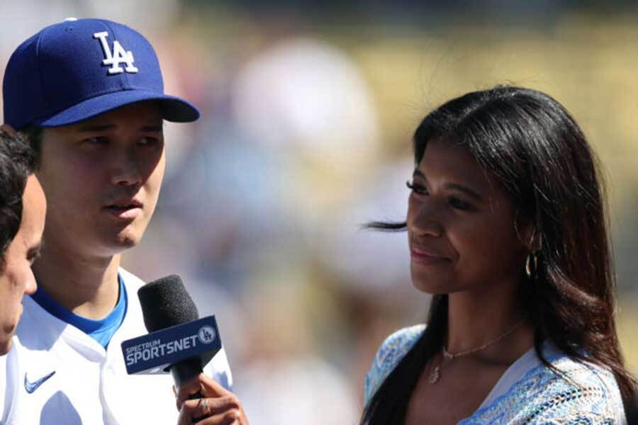 ドジャース・大谷翔平（左）とキルステン・ワトソンさん【写真：Getty Images】