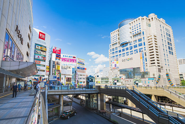 八王子駅周辺の様子（写真／PIXTA）