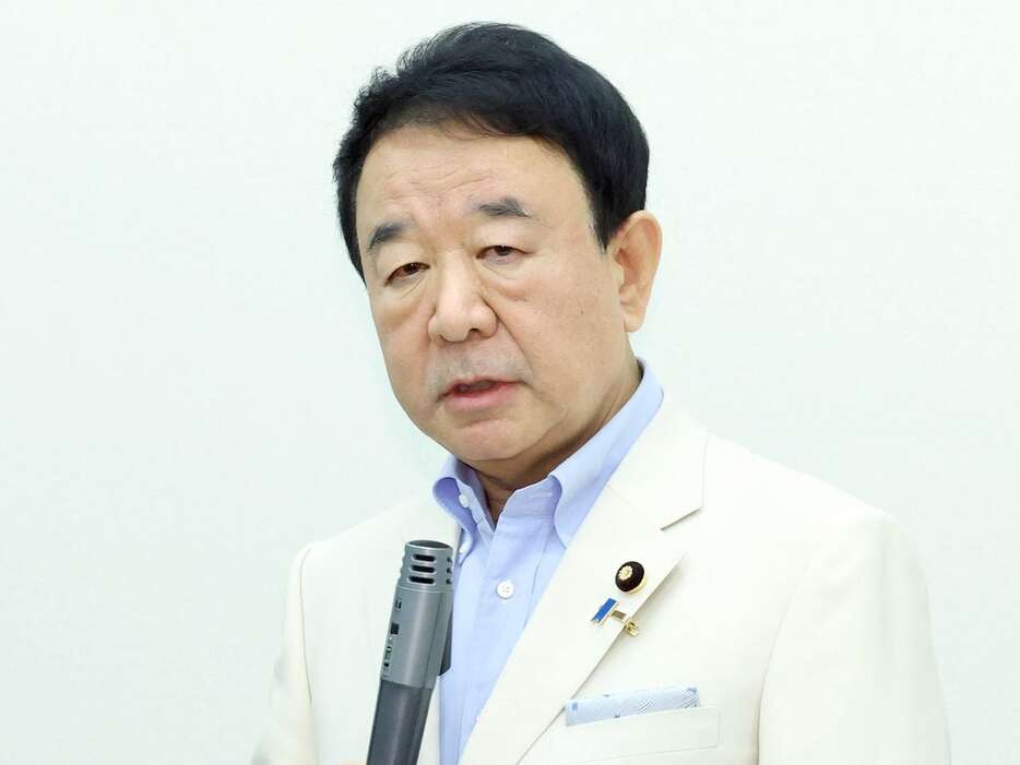 自民党の青山繁晴参院議員（春名中撮影）