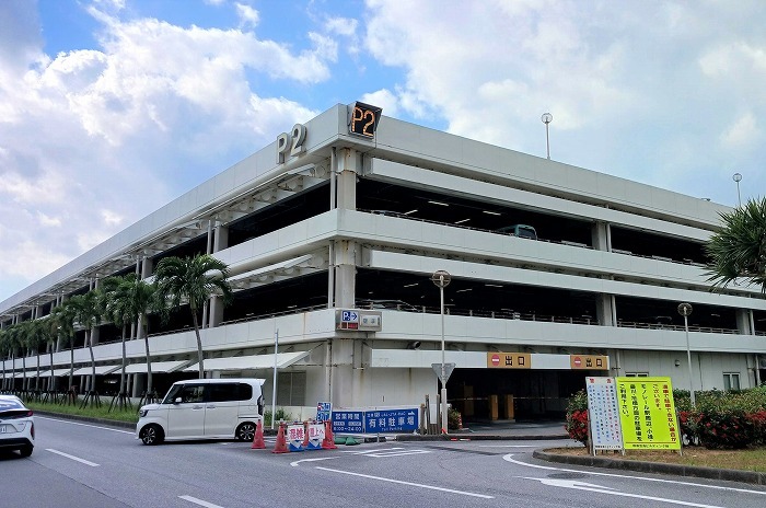 那覇空港の一般駐車場