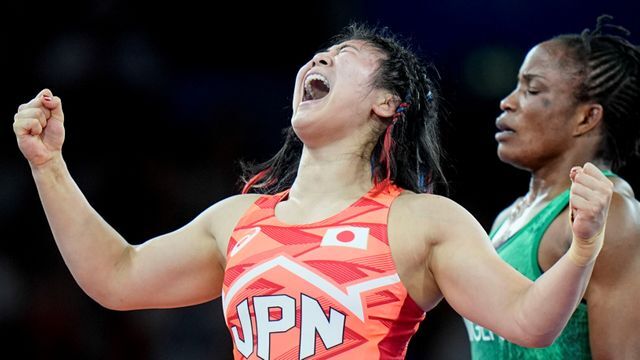 パリ五輪・銅メダルのレスリング尾崎野乃香選手（写真：USA TODAY Sports/ロイター/アフロ）