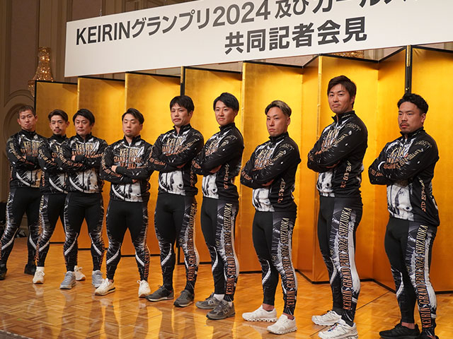 KEIRINグランプリ2024出場選手の集合写真