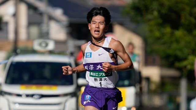 全日本大学駅伝では驚異の猛追をみせた駒澤大学の山川拓馬選手(写真：SportsPressJP/アフロ)