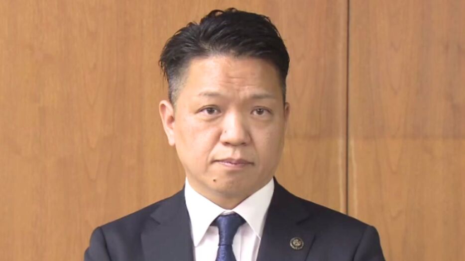 岸和田市　永野市長　午後3時すぎ