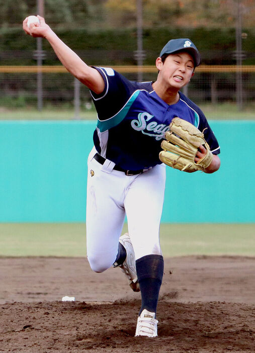 ５回２失点に抑えた赤城