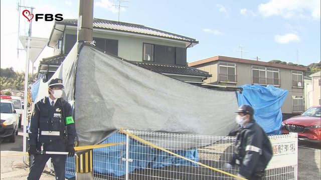 平原容疑者の自宅（北九州市小倉南区）