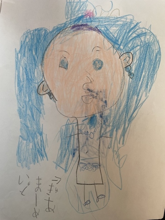 5～6歳の時期に描いたキュアマーメイド