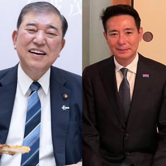 石破氏と前原氏