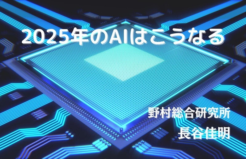 2025年のAIはこうなる 野村総合研究所 長谷佳明