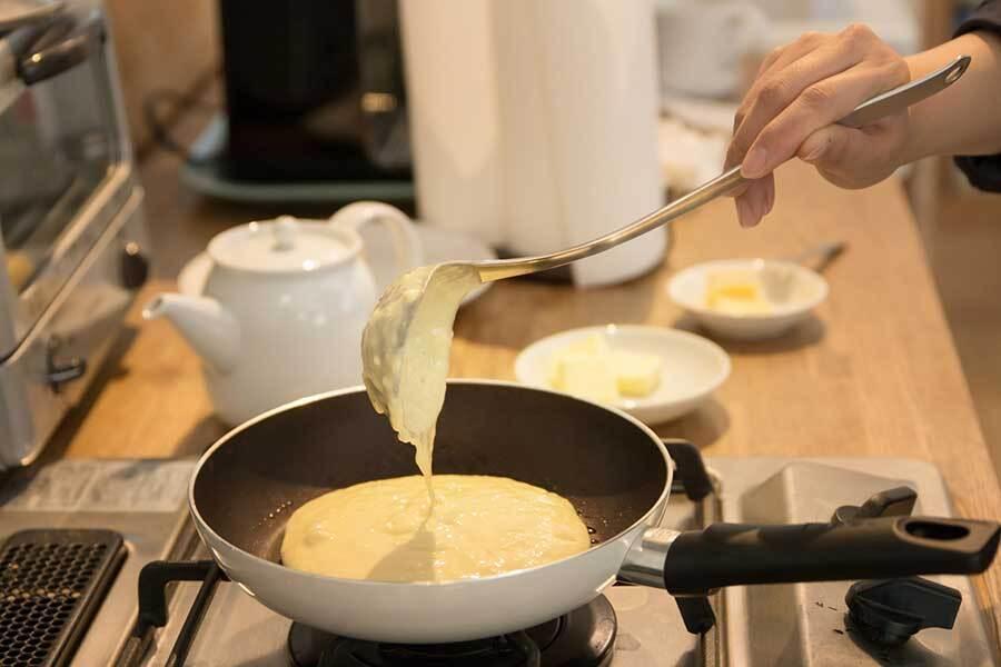 きれいに焼くのが難しいホットケーキ（写真はイメージ）【写真：写真AC】