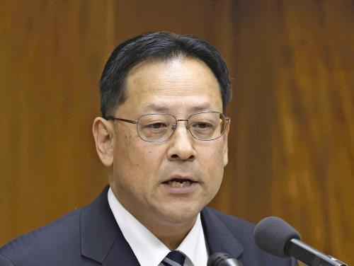 衆院政治倫理審査会で弁明する関芳弘氏（１８日）＝代表撮影