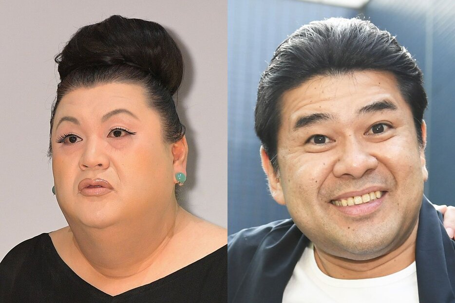 マツコ・デラックス(左)と垣花正アナ