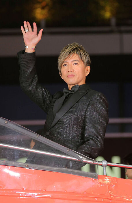 レッドカーペットイベントに登場した木村拓哉（カメラ・相川　和寛）