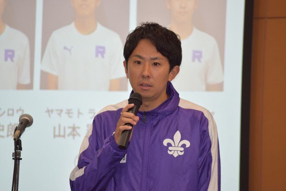 箱根駅伝に向けて取材会を行った立大の高林祐介監督