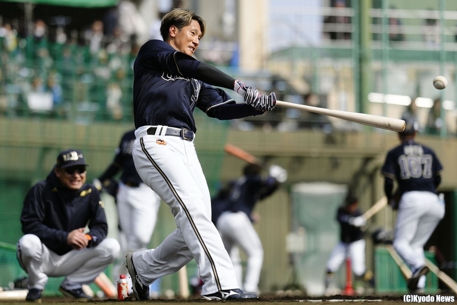 オリックス・西川龍馬 (C)Kyodo News