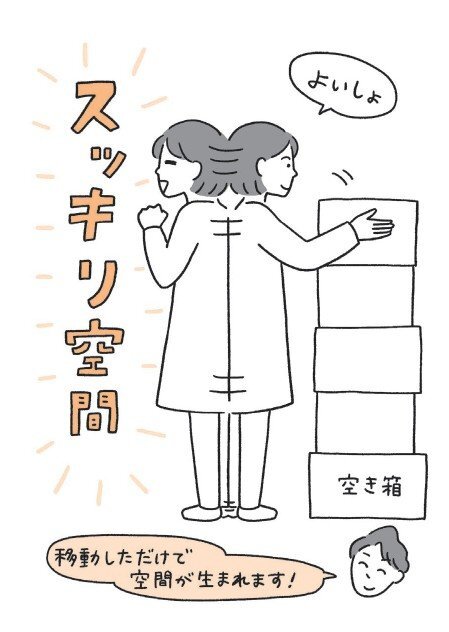 『1万軒以上片づけたプロが伝えたい 捨てるコツ』150pより引用（イラスト／ヤマサキミノリ）