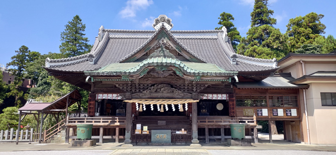 江戸時代後期の神社建築様式を残していると評価を受け、2024（令和6）年に国の重要文化財に指定された