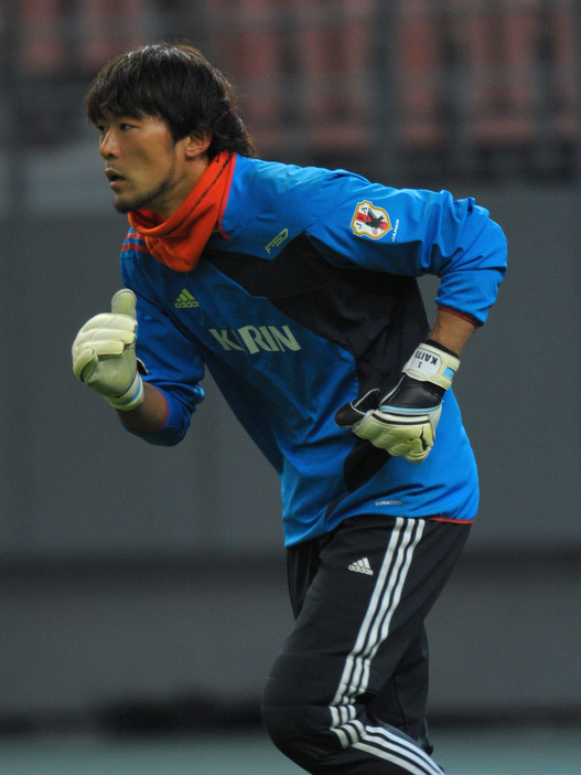 日本代表時代のGK山本海人(Koki NAGAHAMA/GEKISAKA)