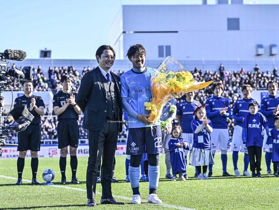 松井大輔氏の引退試合が横浜市内で行われた　撮影：中地拓也