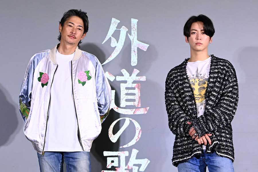 イベントに登壇した窪塚洋介（左）と亀梨和也【写真：ENCOUNT編集部】