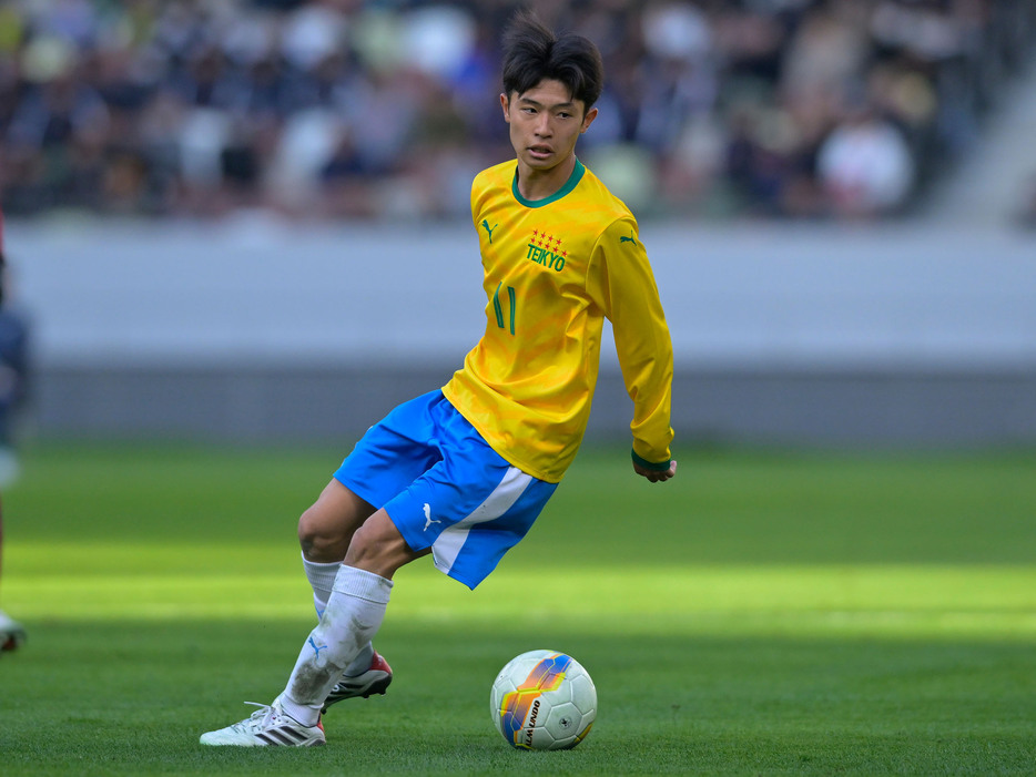 MF堀江真広(3年)が2ゴール2アシスト(写真は開幕戦)(Koki NAGAHAMA/GEKISAKA)