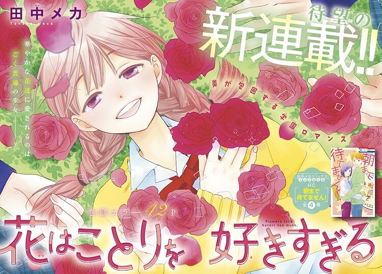 「花はことりを好きすぎる」巻頭カラー