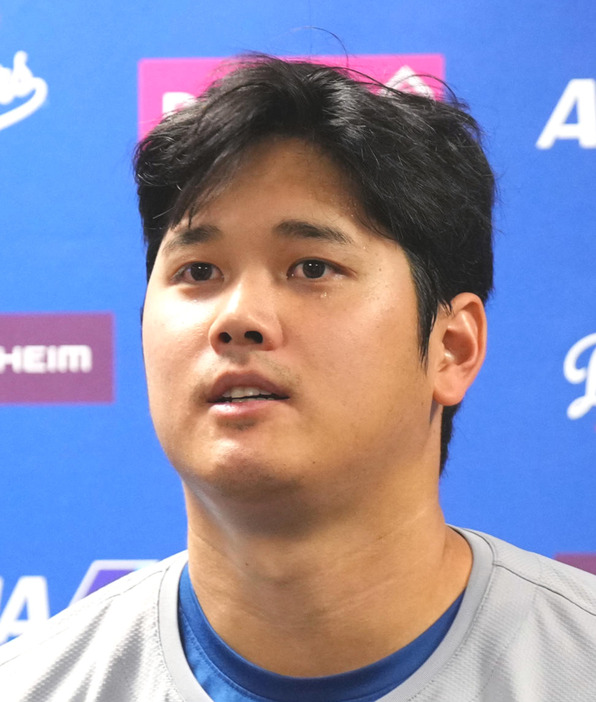 ドジャース大谷翔平（2024年9月19日撮影）