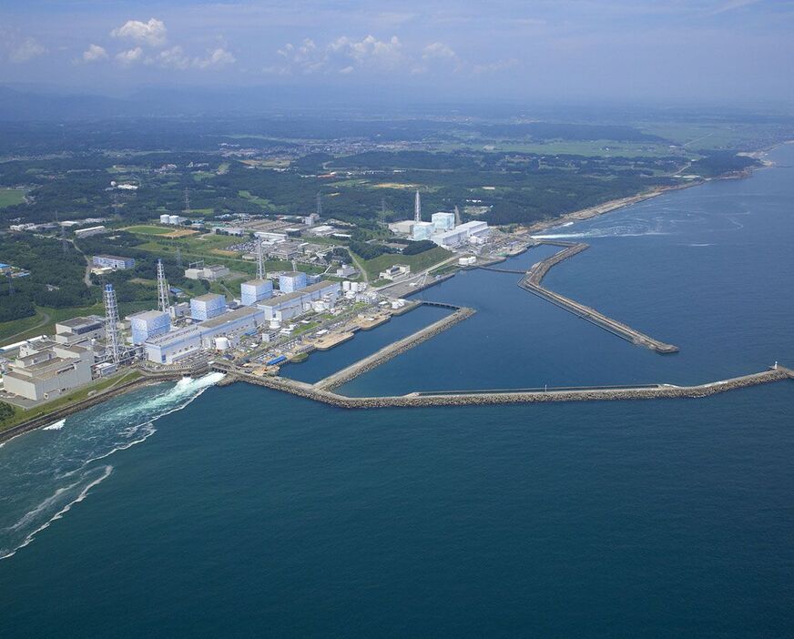 福島第一原発　写真提供：東京電力