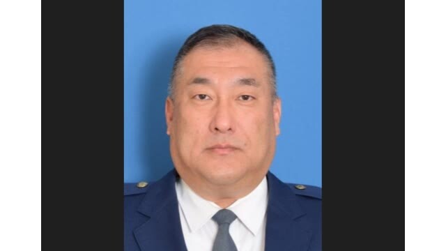 懲戒処分を受けた福山東警察署・田坂健治署長　※12月20日付けで警務部付に異動