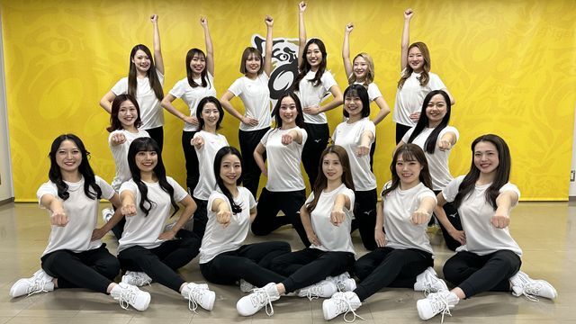 2025シーズンの「TigersGirls」メンバー【球団提供】