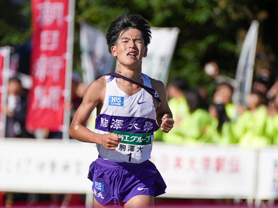 ５区出走の可能性が高い駒大・山川は、全日本８区の衝撃走の再現となるか？　photo by Wada Satoshi