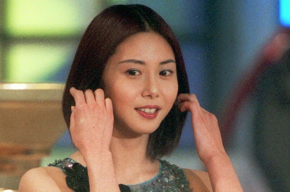 松嶋菜々子=2001年撮影