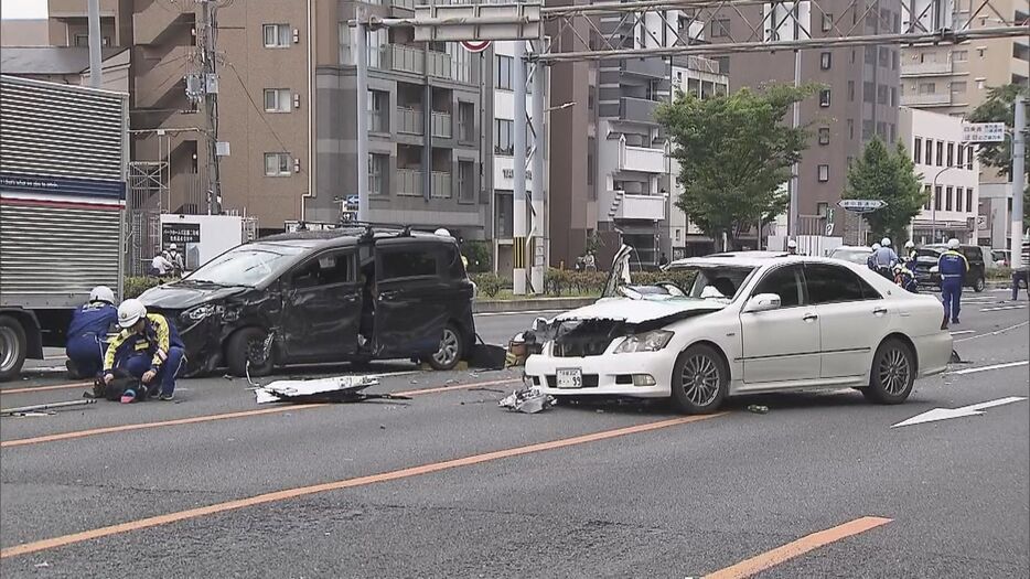 当時の事故現場の様子（今年5月）