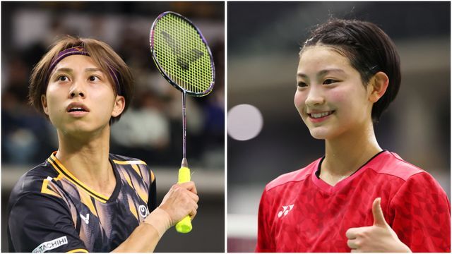 左）奈良岡功大選手、右）宮崎友花選手【写真：長田洋平/アフロスポーツ】