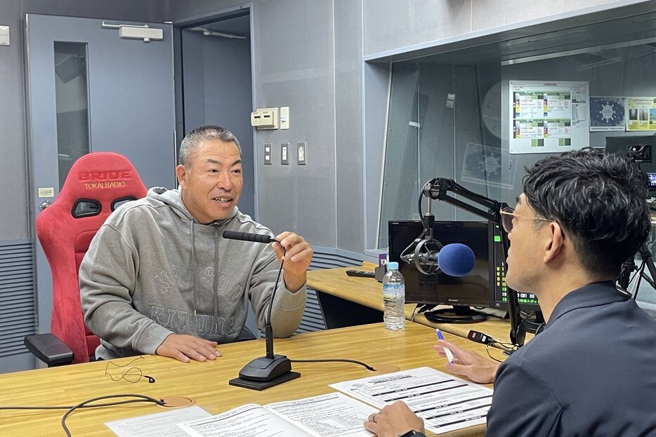 ラジオ番組で語った井上監督