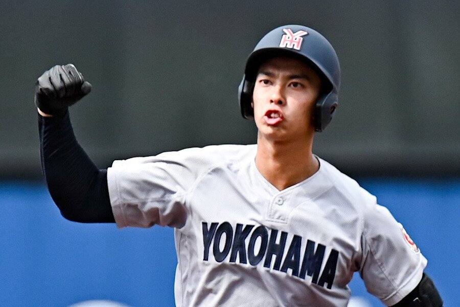 横浜高校・椎木卿五【写真：中戸川知世】