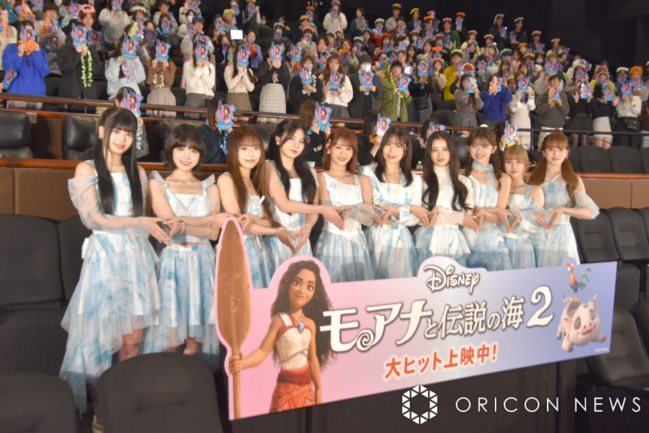 来年“越えたいこと”を発表したME:I（左から）RION、SHIZUKU、KEIKO、KOKONA、RAN、MOMONA、MIU、COCORO、AYANE、SUZU （C）ORICON NewS inc.