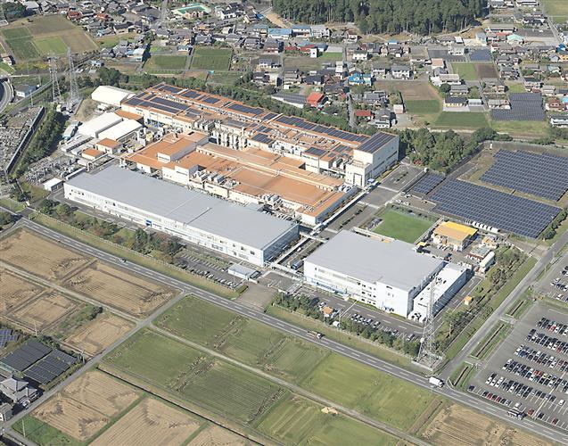 バッテリー用安全部材の量産拠点となる大垣北事業場（提供はイビデン）