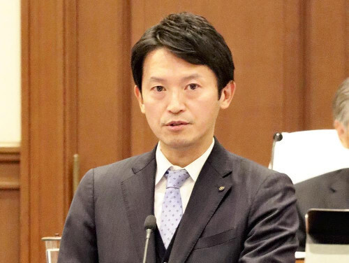 斎藤元彦知事（１３日）