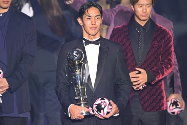 今季のJ１リーグMVPに輝いた武藤。写真：金子拓弥（サッカーダイジェスト写真部）