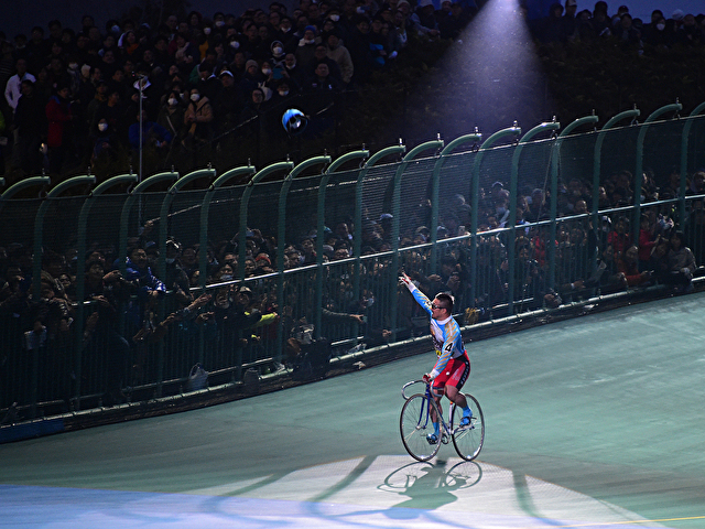 佐藤慎太郎が優勝した「KEIRINグランプリ2019」(撮影:村越希世子)