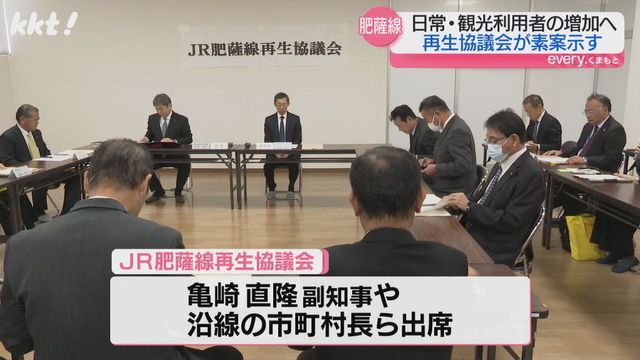 JR肥薩線再生協議会(2日・人吉市)