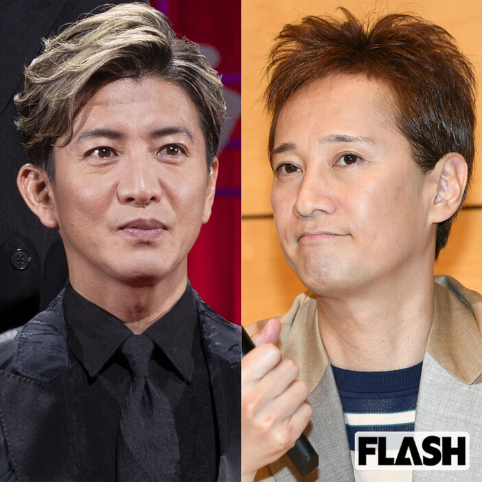 木村拓哉（左）と中居正広