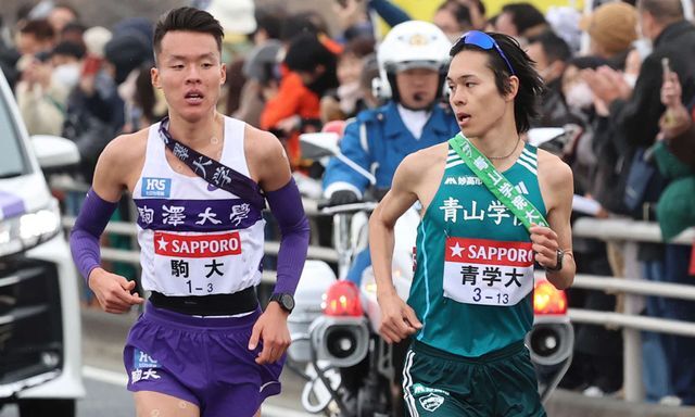 100回大会3区佐藤圭汰選手（左）と太田蒼生選手（右）【写真：日刊スポーツ/アフロ】