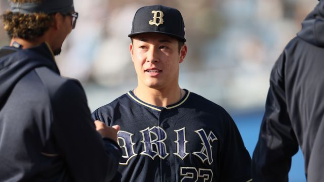 オリックスの吉田輝星投手【写真：時事】