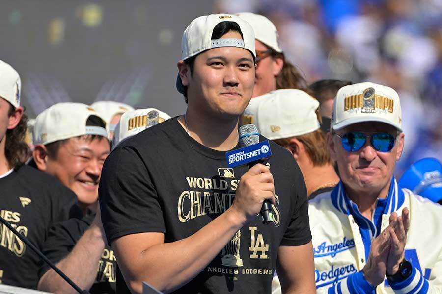 ドジャースの大谷翔平【写真：ロイター】