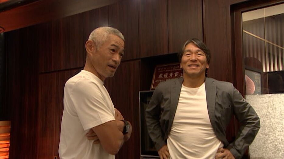 番組ではイチロー氏と松井氏の再会シーンも（ⓒMBS／TBS）